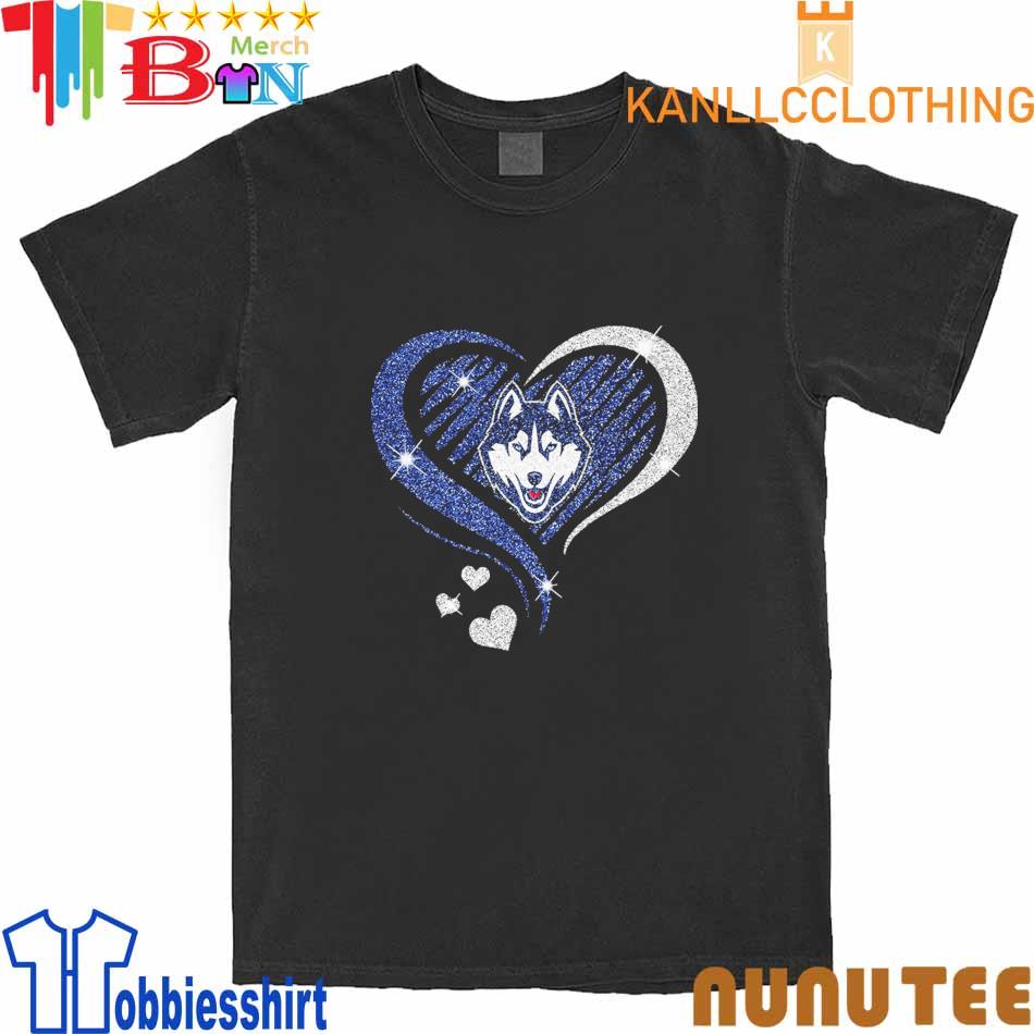 Uconn Huskies Loves Heart March Madness 2023 shirt