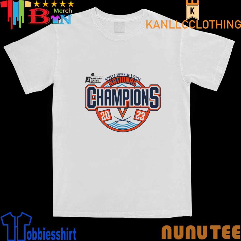 Virginia Cavaliers Blue 84 2023 NCAA Women's Swimming & Diving National Champions T-Shirt