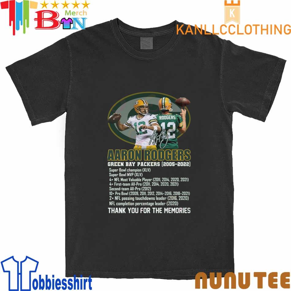 Green Bay Packers Aaron Rodgers signature shirt, hoodie, sweater, long  sleeve and tank top