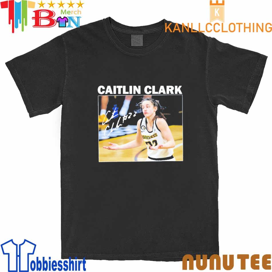 Caitlin Clark Signed Jersey Iowa Hawkeyes T Shirt - lukifo