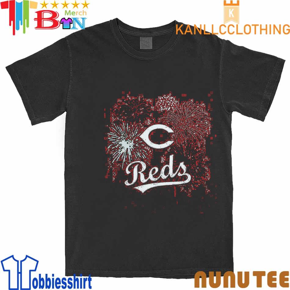 Cincinnati Reds Fireworks Shirt - Shibtee Clothing