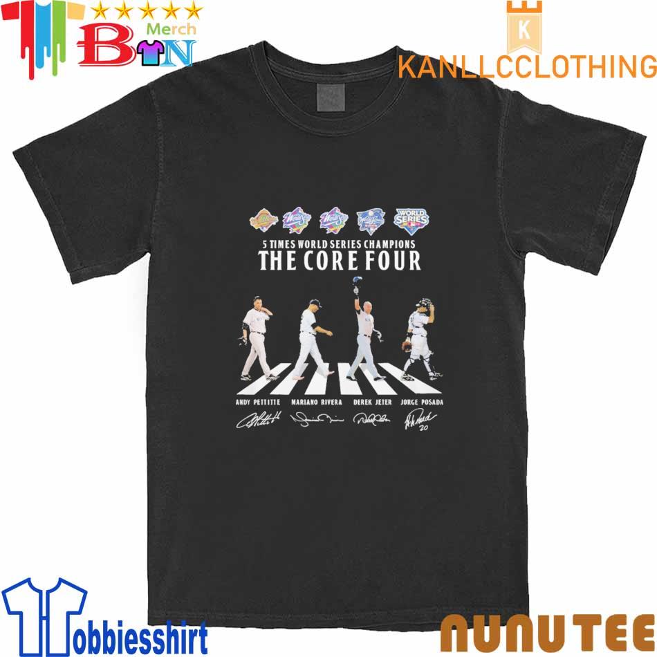 New York Yankees Rivera Posada Pettitte Jeter the core four shirt, hoodie,  sweater, long sleeve and tank top