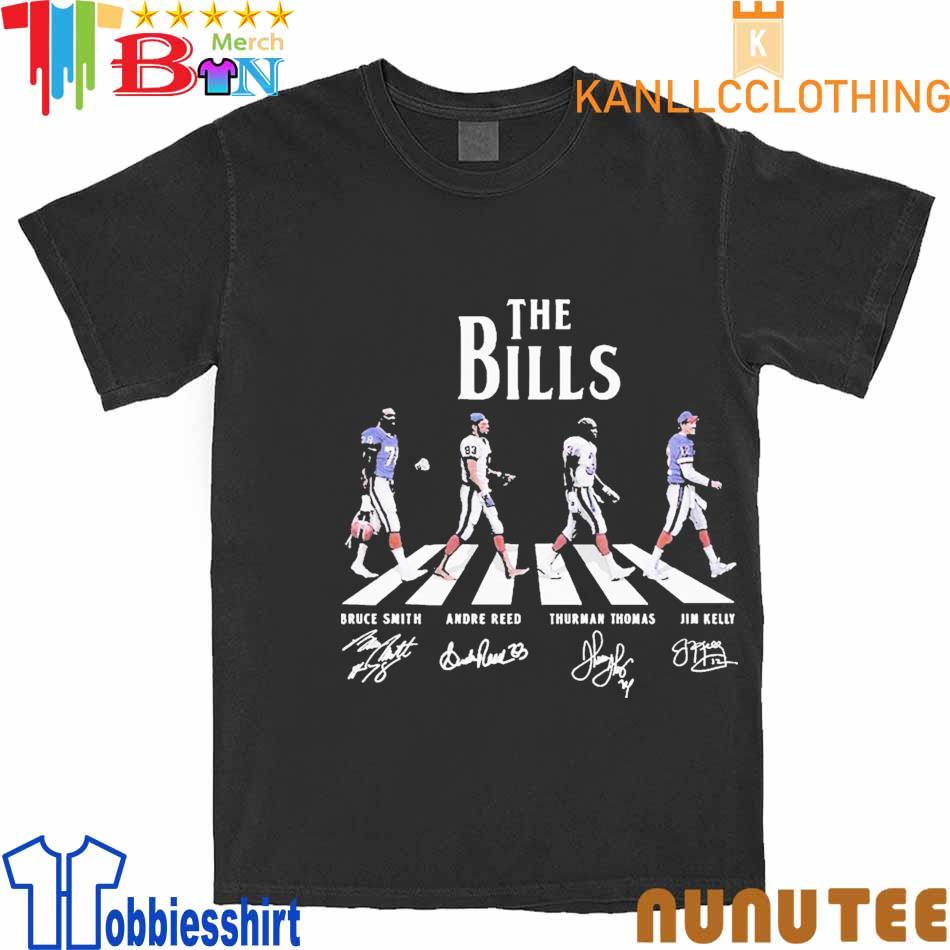 Official Buffalo Bills The Bills Abbey Road 2023 Signatures Shirt