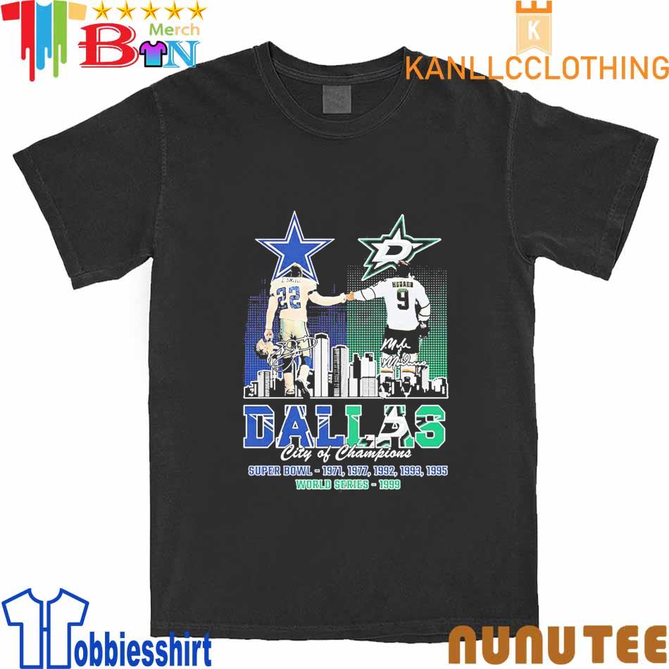 Official Emmitt smith and mike modano Dallas city of champions T-shirt,  hoodie, tank top, sweater and long sleeve t-shirt