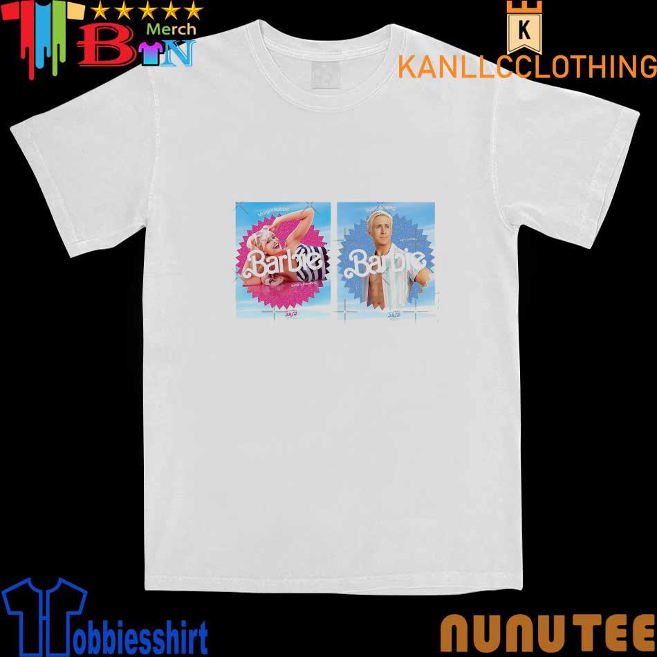 Margot Robbie And Ryan Gosling Barbie Movie Stickers Set T-Shirt, hoodie,  sweater, long sleeve and tank top