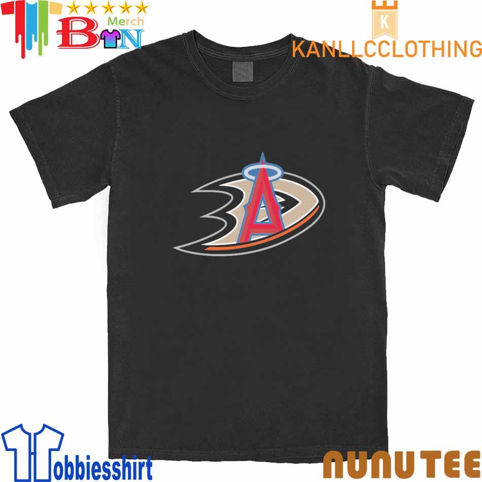 Los Angeles Angels Anaheim Ducks 2 teams sports mix logo shirt, hoodie,  sweater, long sleeve and tank top