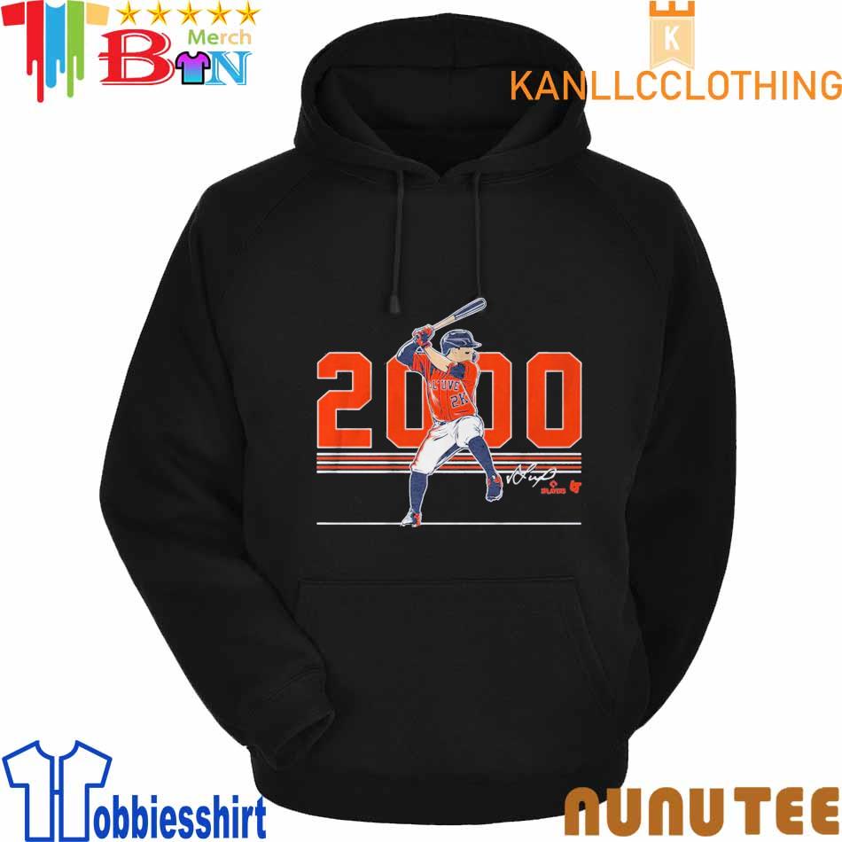 Official jose altuve 2000 hits houston T-shirt, hoodie, sweater, long  sleeve and tank top