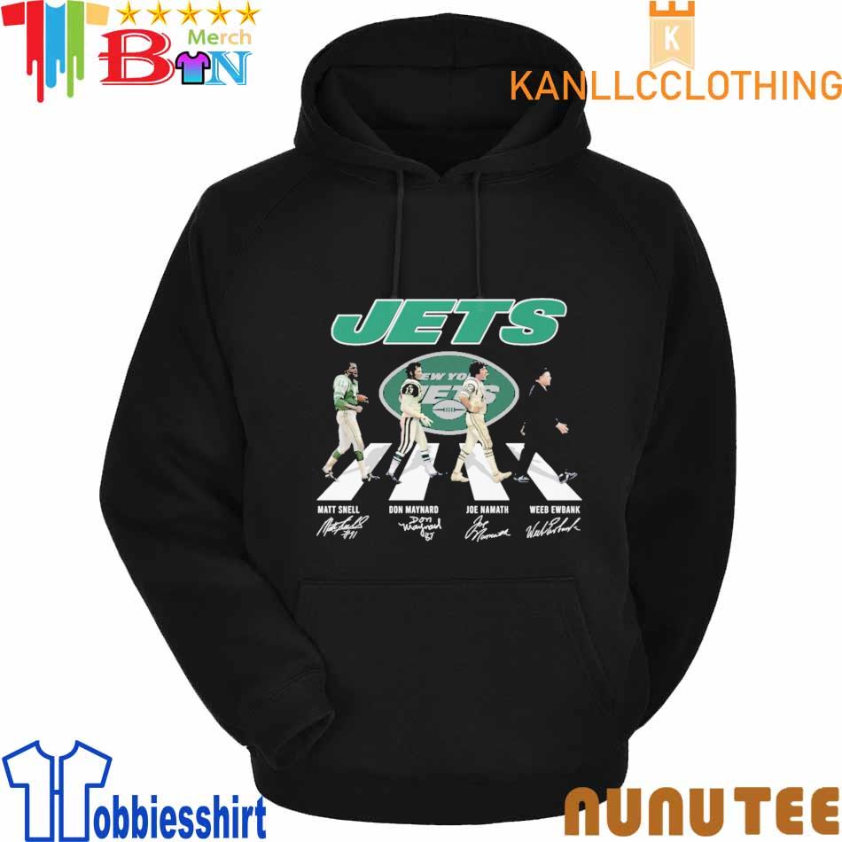 NY Jets legends Matt Snell Don Maynard Joe Namath Weeb Ewbank