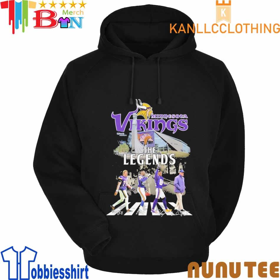 Minnesota Vikings The Legend On The Road Signatures Shirt, hoodie,  longsleeve, sweatshirt, v-neck tee