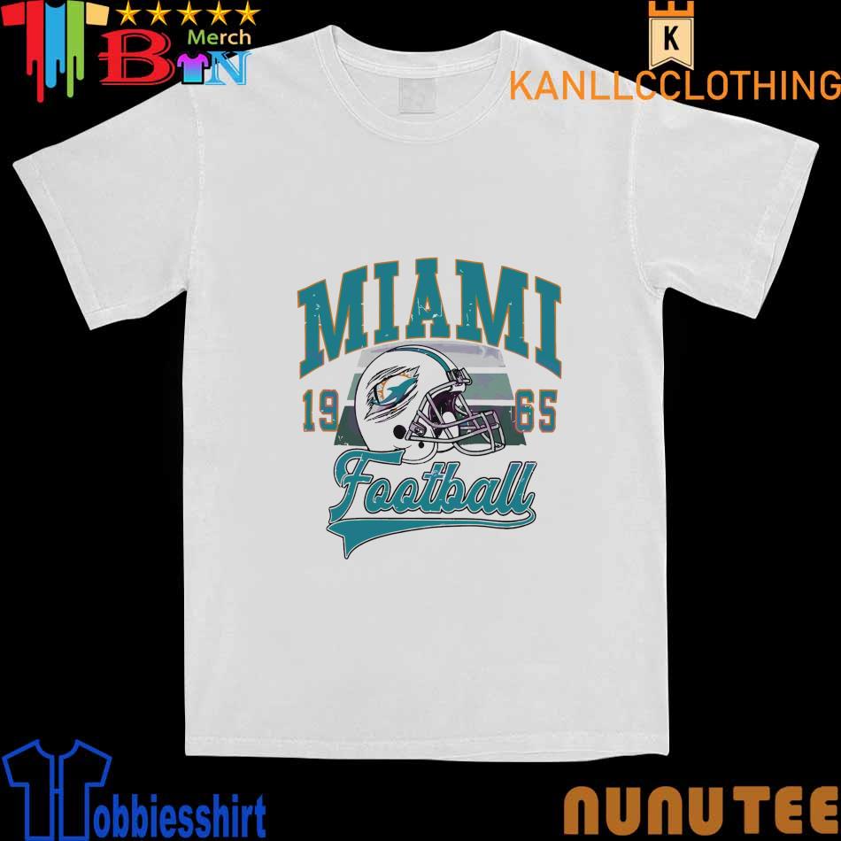 VINTAGE 1970s Miami Dolphins NFL football t shirt retro