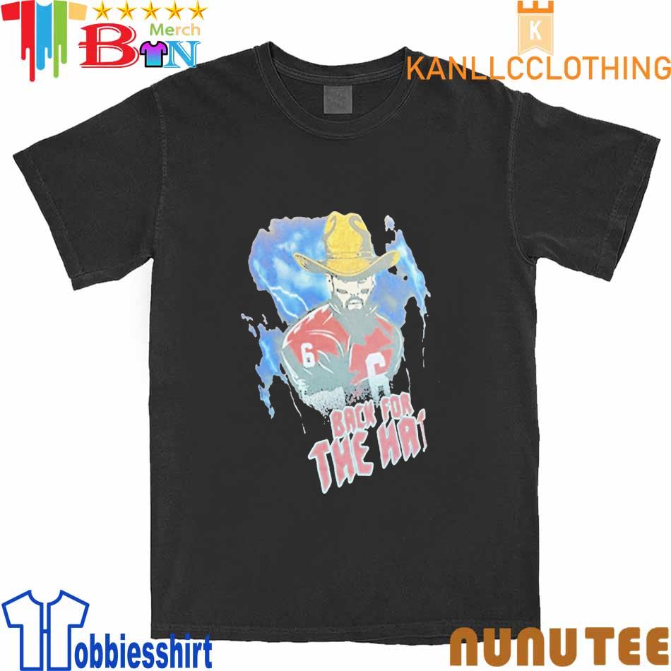 HOT 2022 !! Baker Mayfield Carolina Panthers Player Black, White, Royal  T-Shirt