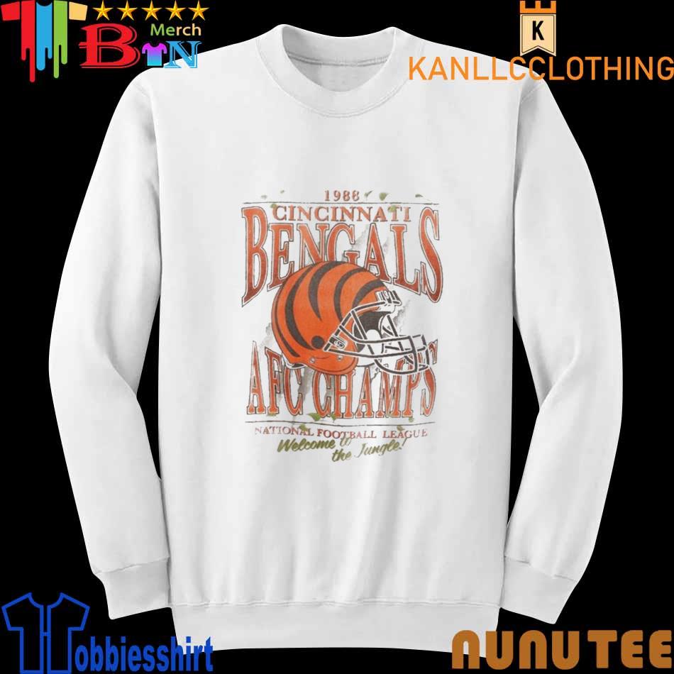 1988 Cincinnati Bengals AFC Champs national football league welcome to the  jungle shirt, hoodie, sweater, long sleeve and tank top