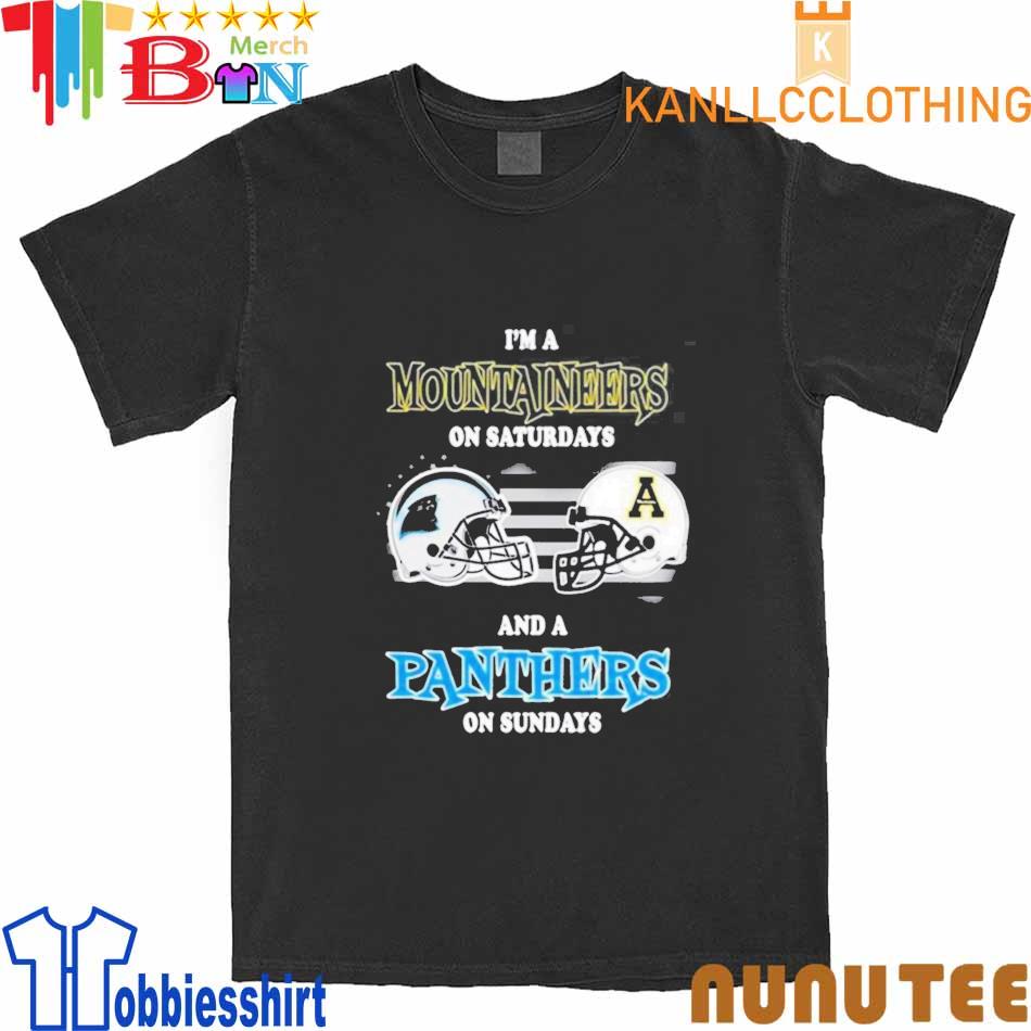 Official I'm A Carolina Panthers On Saturdays And A Appalachian State  Mountaineers On Sundays 2023 Shirt, hoodie, longsleeve, sweatshirt, v-neck  tee