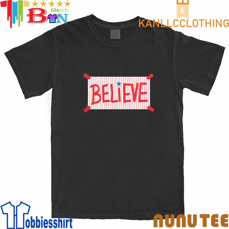 Phillies Believe Shirt Sweatshirt Hoodie Mens Womens Kids Movie Ted Lasso  Themed Believe Philadelphia Phillies Baseball Shirts Philly Postseason  Tshirt Game Day T Shirt NEW - Laughinks