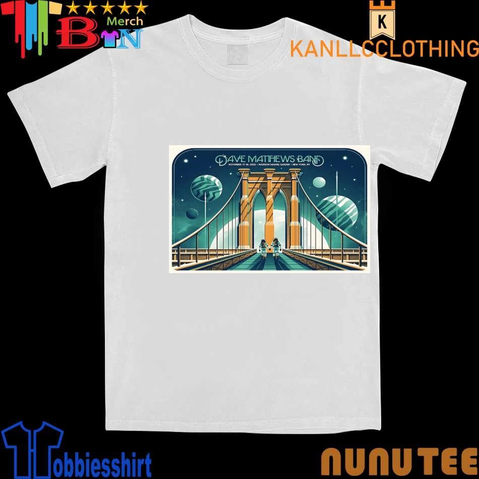 New York, NY, USA Event Dave Matthews Band Nov 18, 2023 poster shirt