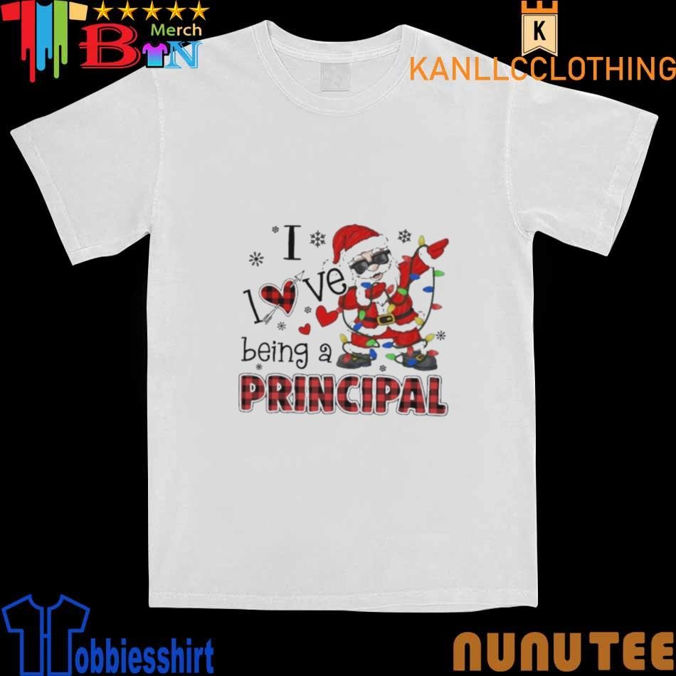 Santa Claus I love being a Principal Christmas 2023 Shirt