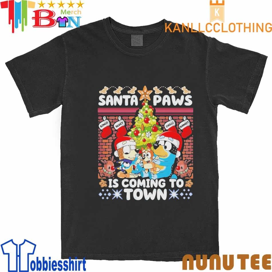 Santa Paws Bluey T-Shirt