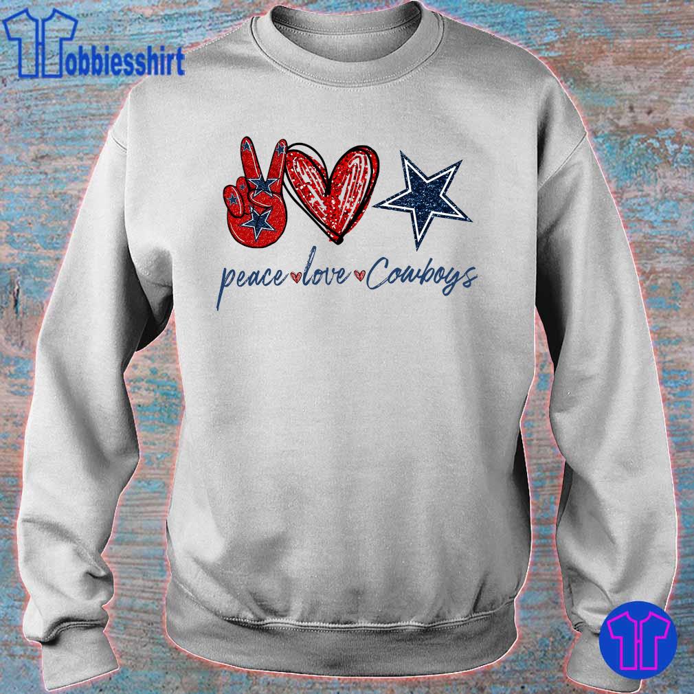 Peace Love Dallas Cowboys Shirt, Hoodie, Sweater, Long