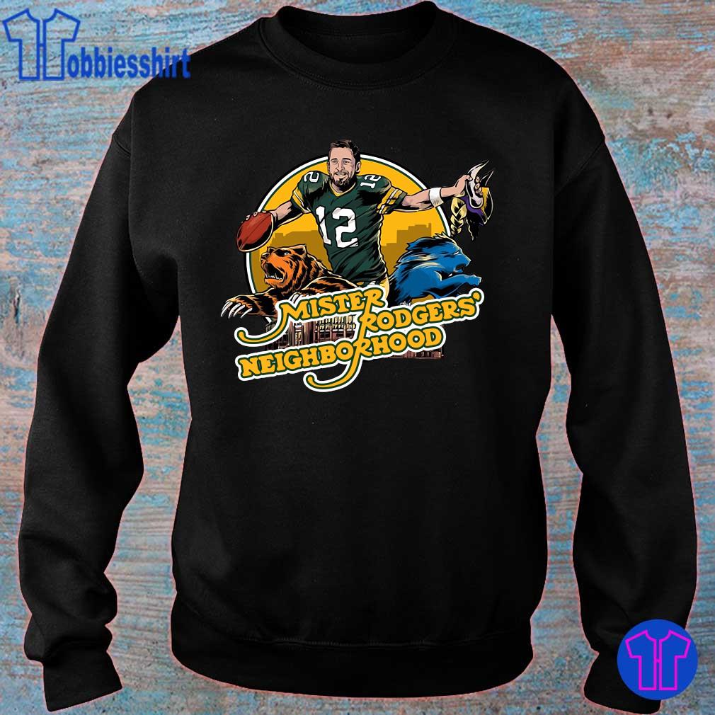 Green Bay Packers Aaron Rodgers Mister Rodgers' neighbourhood shirt,  hoodie, sweater, long sleeve and tank top