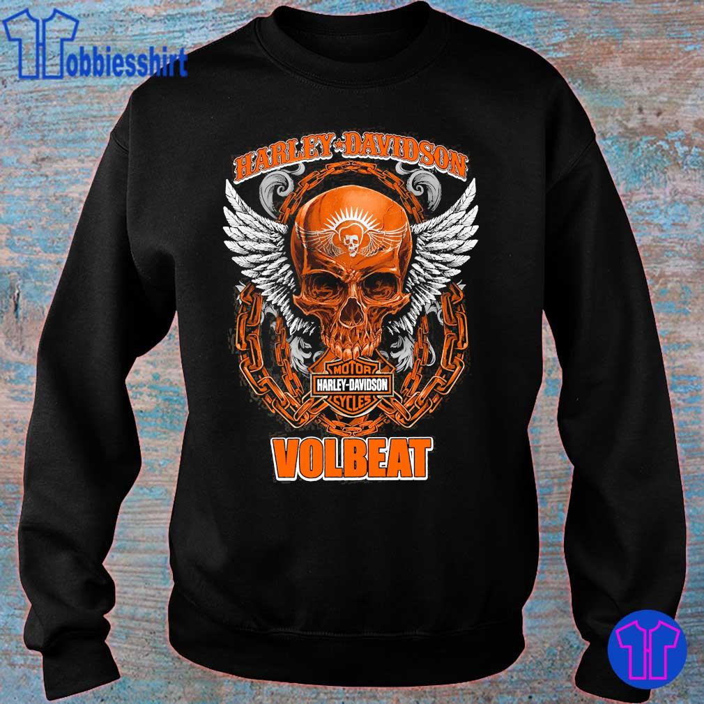 Verwarren Alvast daarna Skull Motor Harley Davidson Cycles Volbeat shirt, hoodie, sweater, long  sleeve and tank top