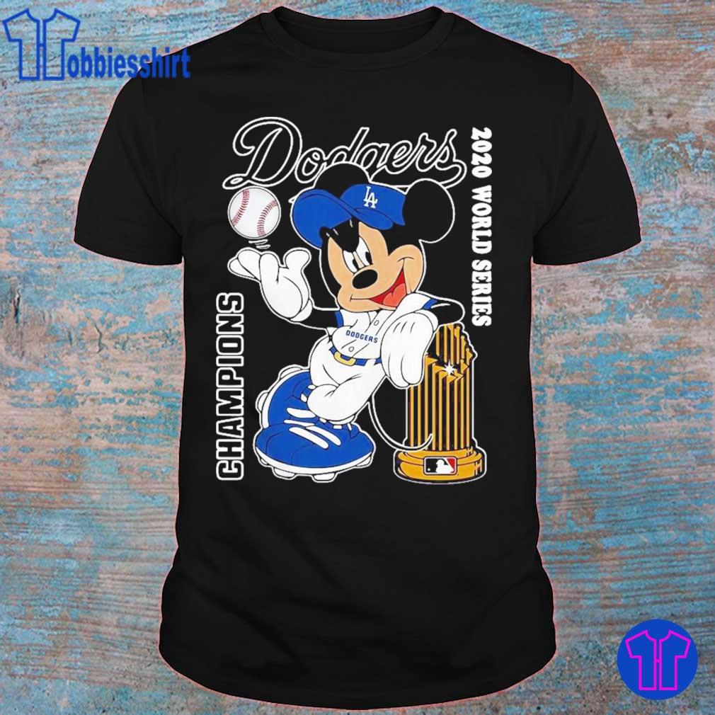 Mickey mouse Los Angeles Dodgers Champions 2020 world series shirt -  T-Shirt AT Fashion LLC
