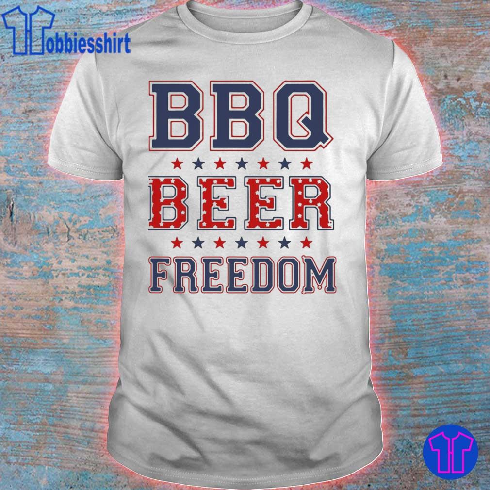 bbq beer freedom t shirt